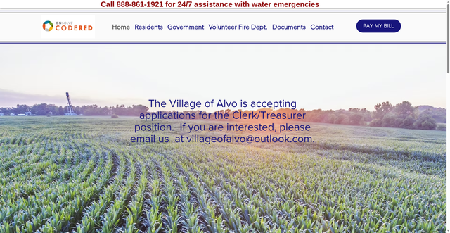 Security scan screenshot of https://www.alvo.gov/