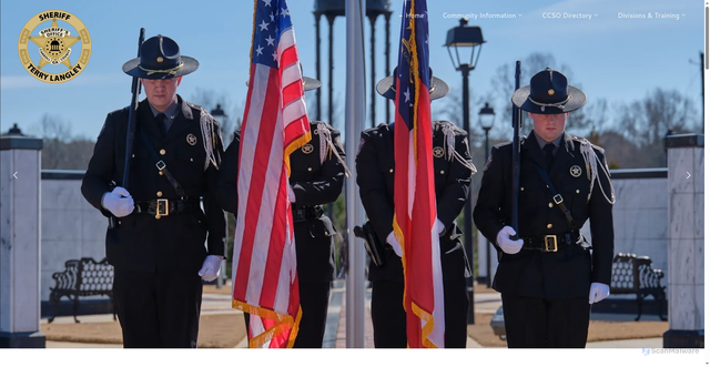 Security scan screenshot of https://carrollsheriff.net/