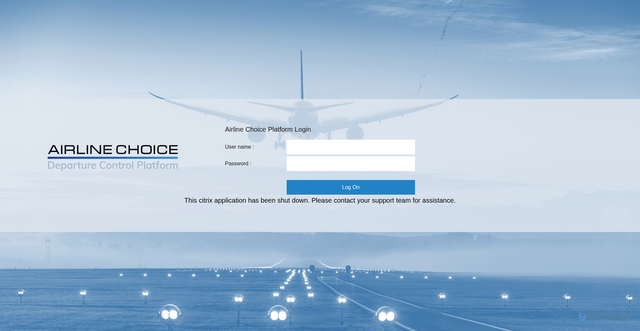 Security scan screenshot of https://app.airline-choice.com