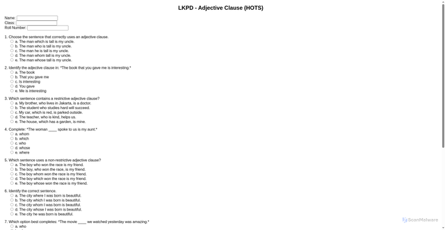Security scan screenshot of https://adjectiveclause-r1we9m9yza.edgeone.app/