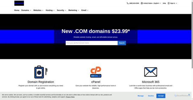 Security scan screenshot of https://whitmirepd.gov/