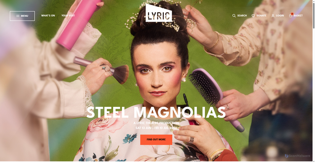 Security scan screenshot of https://lyrictheatre.co.uk/