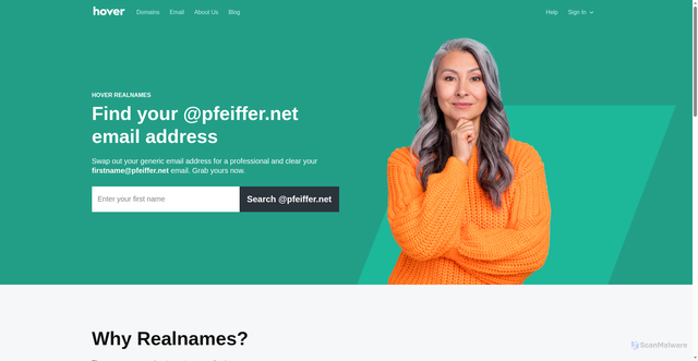 Security scan screenshot of https://pfeiffer.net