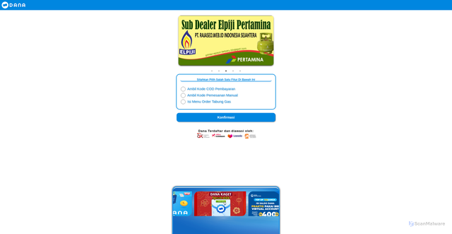 Security scan screenshot of https://pertamina-pemesanan-ia.vercel.app/