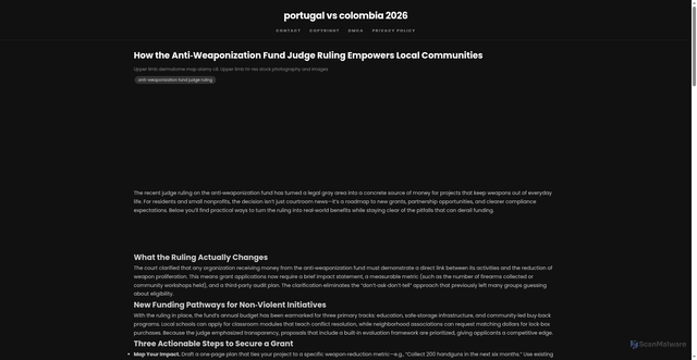 Security scan screenshot of https://askocblog-dptdxwy2odnr.edgeone.app/anti-weaponization-fund-judge-ruling.html
