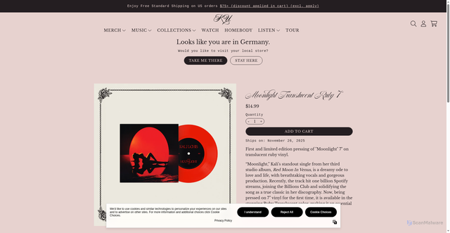 Security scan screenshot of https://shopkaliuchis.com/products/moonlight-translucent-ruby-7