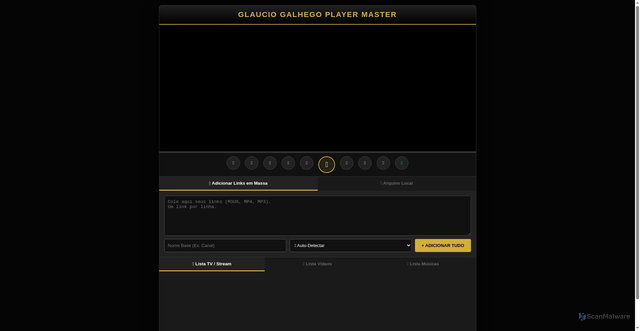 Security scan screenshot of https://linkmasterplayer-ivak2zbqi2.edgeone.dev/