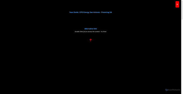 Security scan screenshot of https://cps-energy-san-antonio.pages.dev/