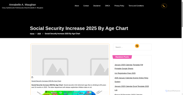 Security scan screenshot of https://annabelleamaughan.pages.dev/wnbcd-social-security-increase-2025-by-age-chart-hmjrh/