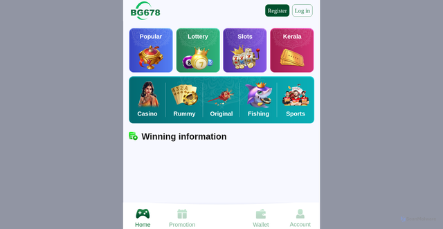 Security scan screenshot of https://bg678nhd.com/