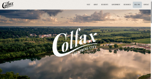 Security scan screenshot of https://colfaxia.gov/