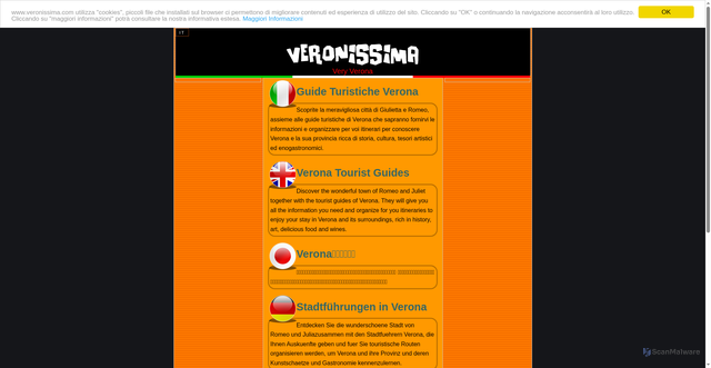 Security scan screenshot of https://www.veronissima.com