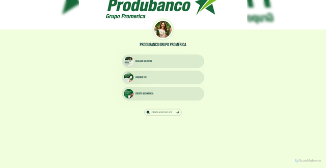Security scan screenshot of https://bio.site/adquisicionesenlinea