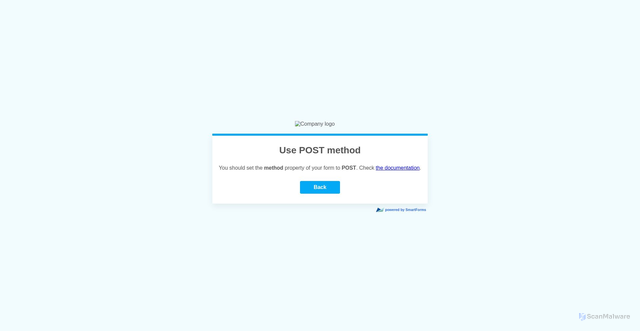 Security scan screenshot of https://www.smartforms.dev/submit/69578a47c184545ccc215f1a