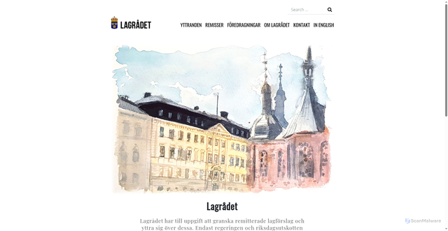 Security scan screenshot of https://www.lagradet.se
