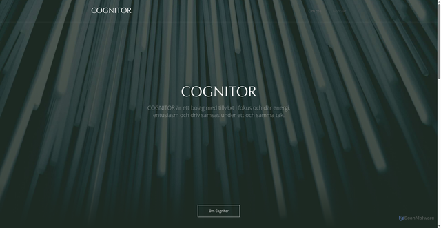 Security scan screenshot of https://cognitor.se