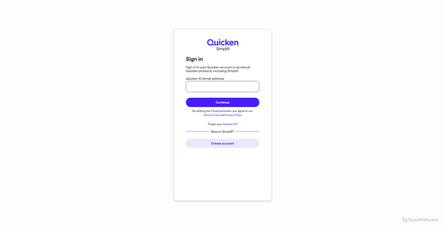 Security scan screenshot of https://app.simplifimoney.com
