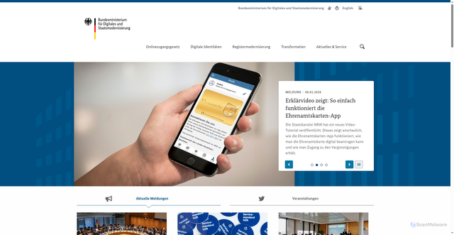 Security scan screenshot of https://www.digitale-verwaltung.de/Webs/DV/DE/startseite/startseite-node.html