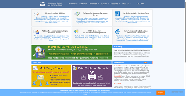 Security scan screenshot of https://www.mapilab.com