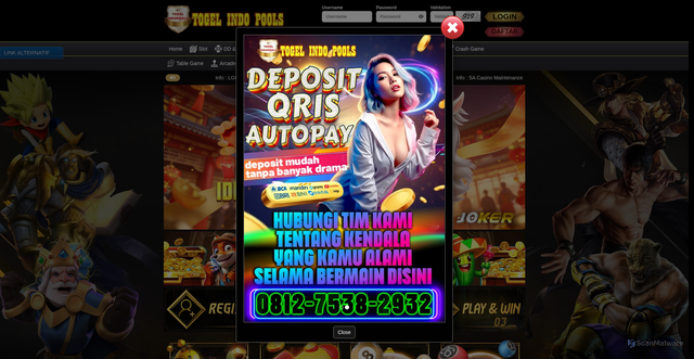 Security scan screenshot of https://tindobatu.icu/