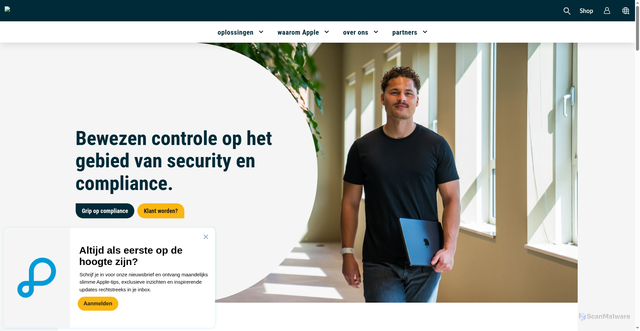 Security scan screenshot of https://prowarehouse.nl