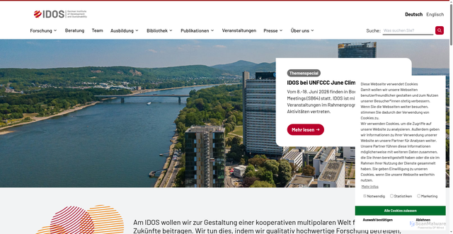 Security scan screenshot of http://www.die-gdi.de