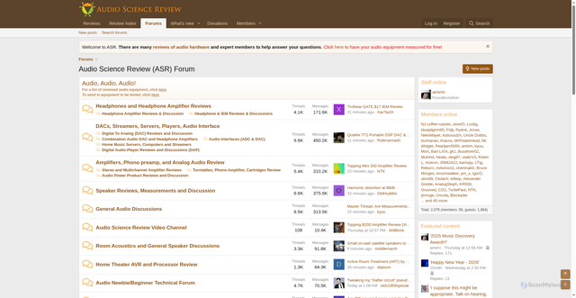 Security scan screenshot of https://www.audiosciencereview.com/forum/index.php?threads%2Fapple-airpods-pro-3.65814%2F=