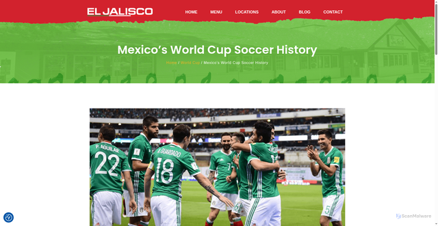 Security scan screenshot of https://eljalisco.com/mexicos-world-cup-soccer-history/