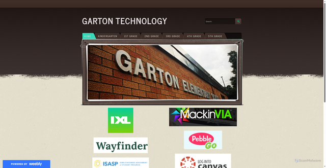 Security scan screenshot of https://gartontech.weebly.com