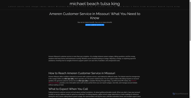 Security scan screenshot of https://nusadailyflow-dp6yx06lx38j.edgeone.app/ameren-customer-service-mo.html