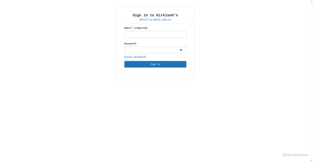 Security scan screenshot of https://kirklands.zendesk.com
