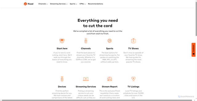 Security scan screenshot of https://flixed.io/