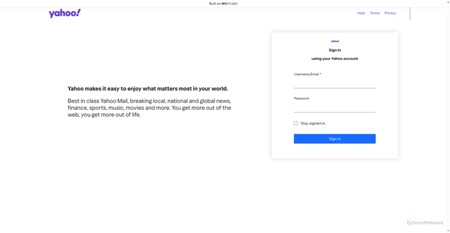 Security scan screenshot of https://wellsforgostudio.wixstudio.com/pull