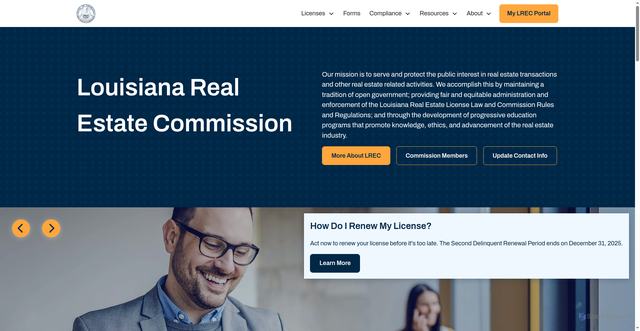 Security scan screenshot of https://lrec.gov/