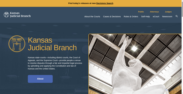 Security scan screenshot of https://kscourts.gov/