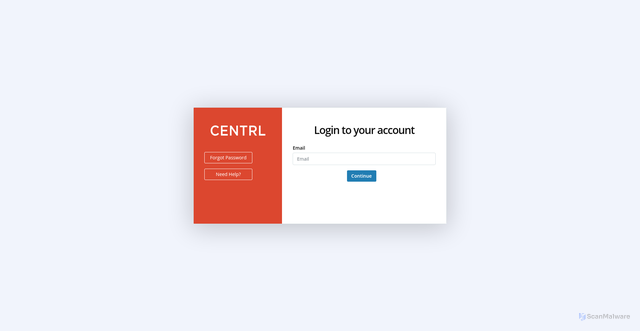 Security scan screenshot of https://web.oncentrl.com