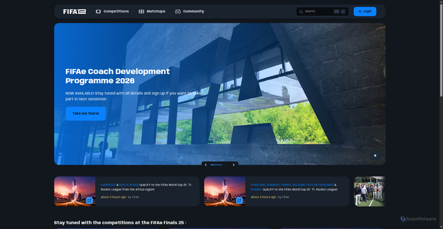 Security scan screenshot of https://www.fifa.gg/index.html