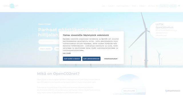 Security scan screenshot of https://clonet.fi