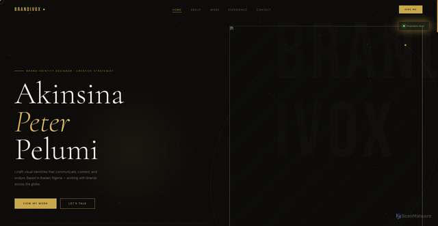 Security scan screenshot of https://brandivox-t0i597sism.edgeone.app/