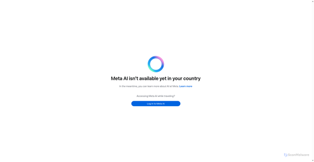 Security scan screenshot of https://www.meta.ai/