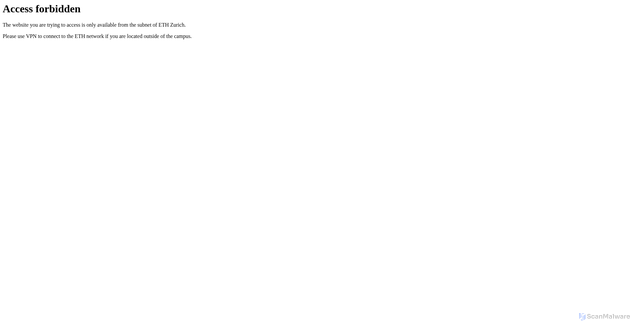 Security scan screenshot of https://people.ee.ethz.ch