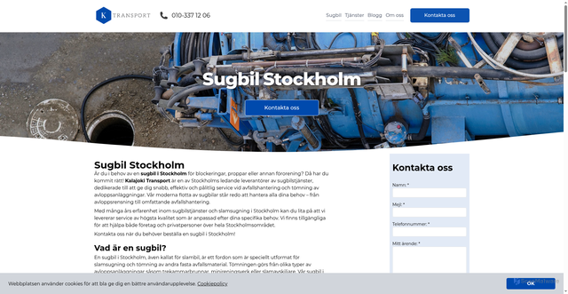 Security scan screenshot of https://sugbil-stockholm.se