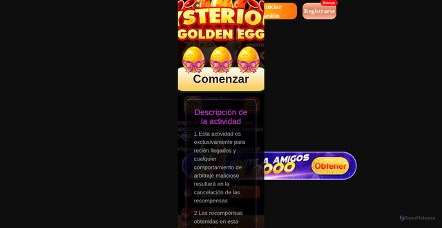 Security scan screenshot of http://win888slots.mx/