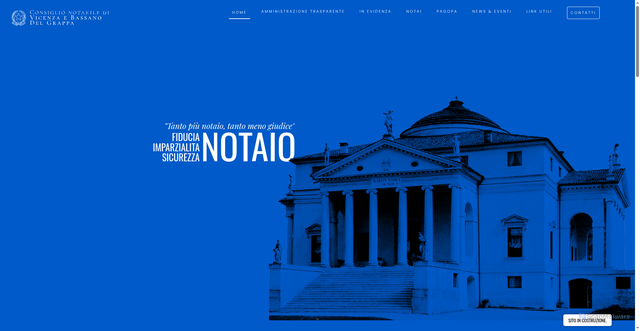 Security scan screenshot of https://www.consiglionotarilevicenzabassano.it/