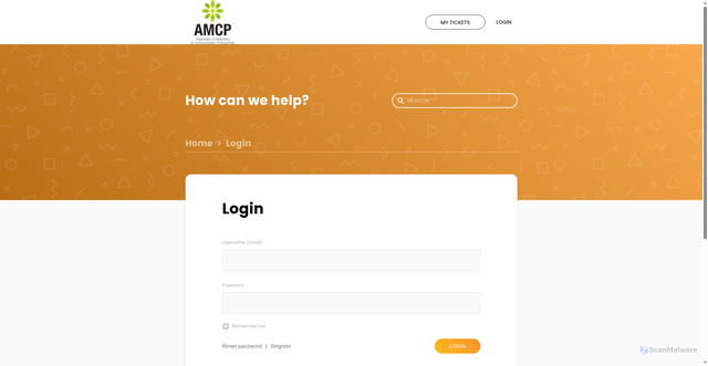 Security scan screenshot of https://amcp.ladesk.com
