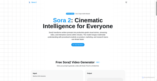 Security scan screenshot of https://sora3.org/