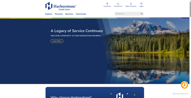 Security scan screenshot of https://www.myharborstone.com/