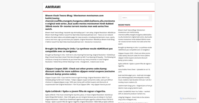 Security scan screenshot of https://imarima.pages.dev/