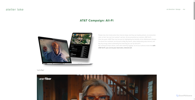 Security scan screenshot of https://atelierlake.com/att-allfi