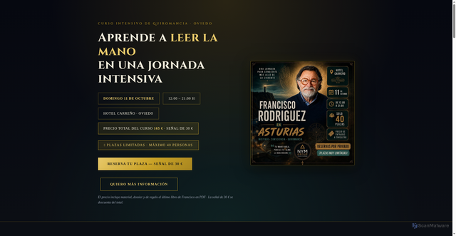 Security scan screenshot of http://franciscocaleboviedo.com/